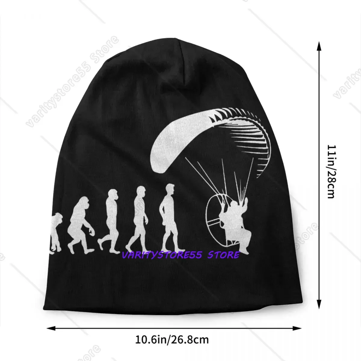 Custom Paramotor Evolution Paraglider Paragliding Extreme Sports Bonnet Hat Knitted Hat Adult Winter Warm Skullies Beanies Caps