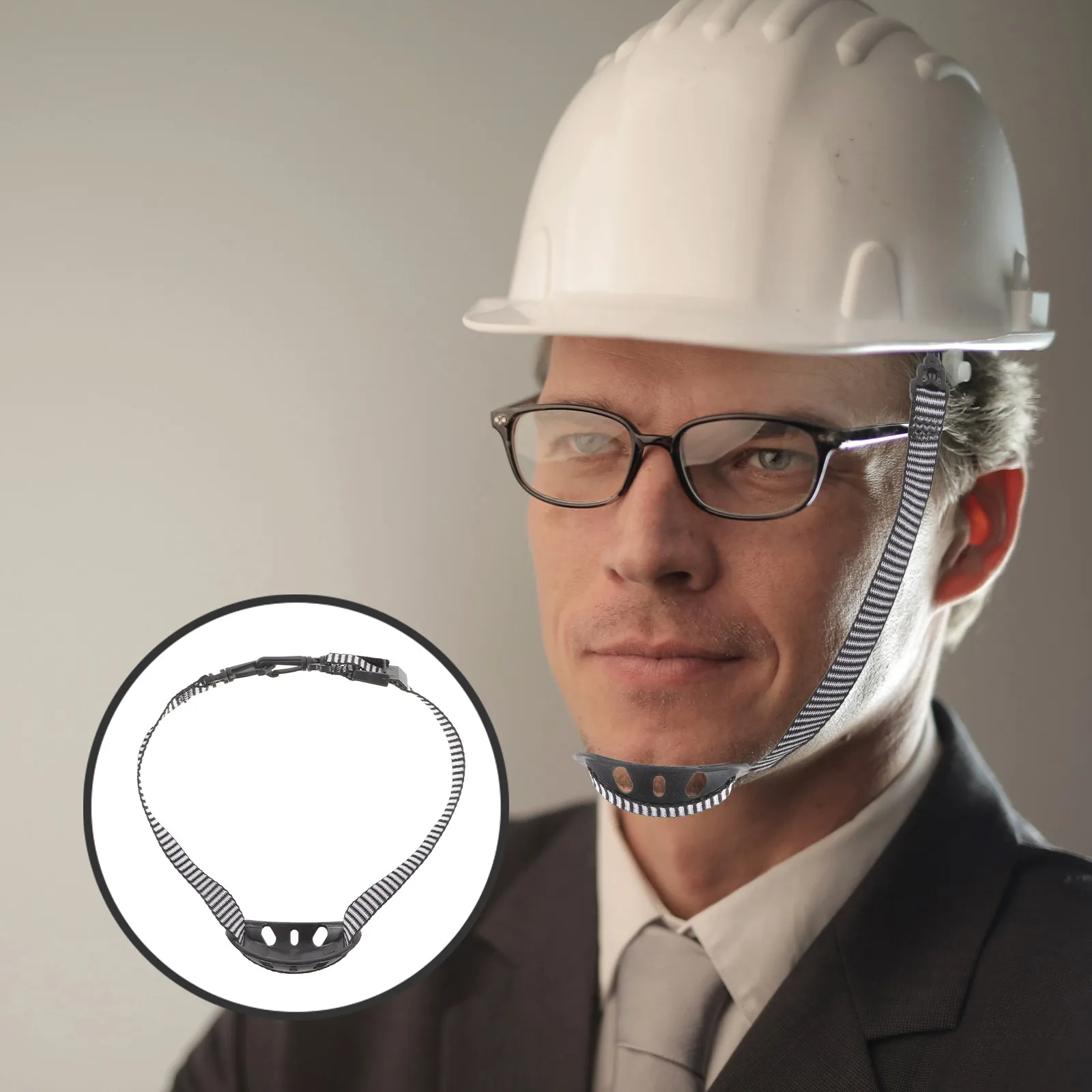 

Comfortable Chin Strap Belt Support Guard Construction Hard Hat Anti-lost Protection Adjustable Cap