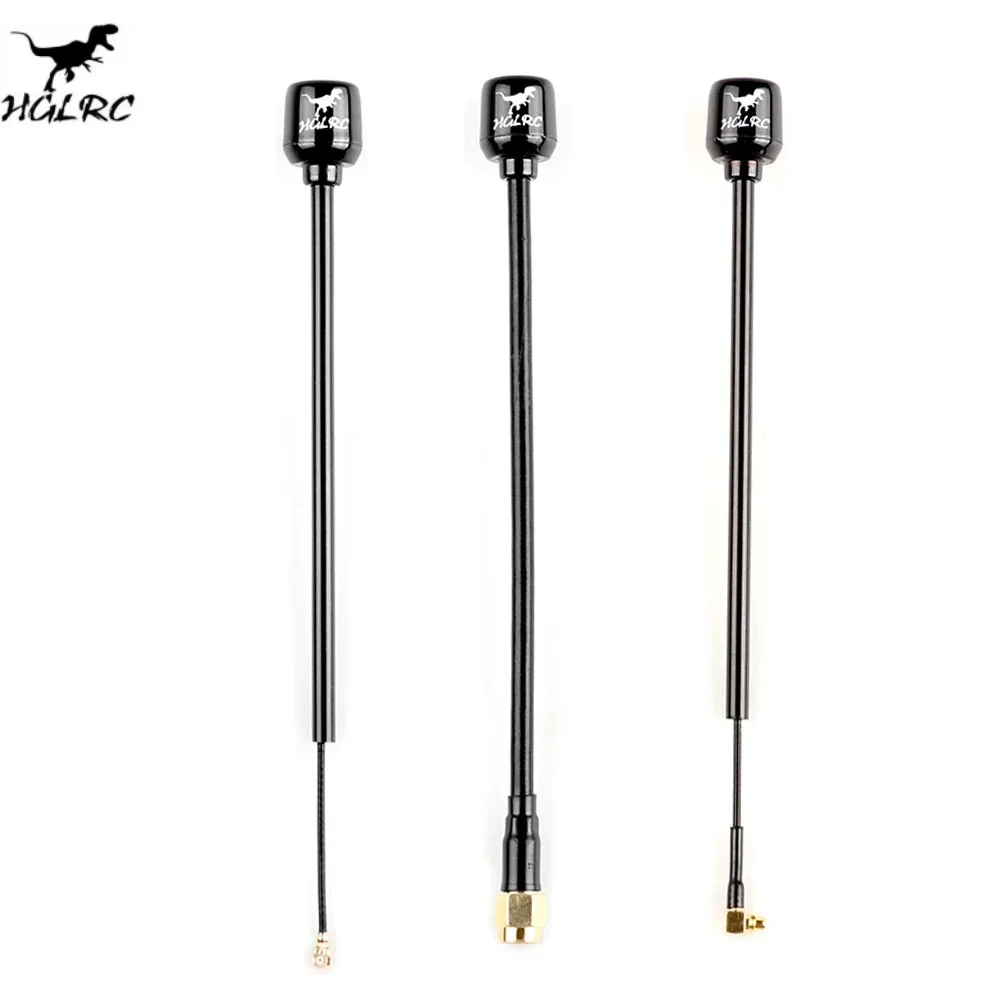 Hglrc mini Langstrecken hammer antenne mini rhcp lhcp spin sma ipex mmcx winkel 5,8g 2,5 dbi 135mm für rc fpv renn drohne