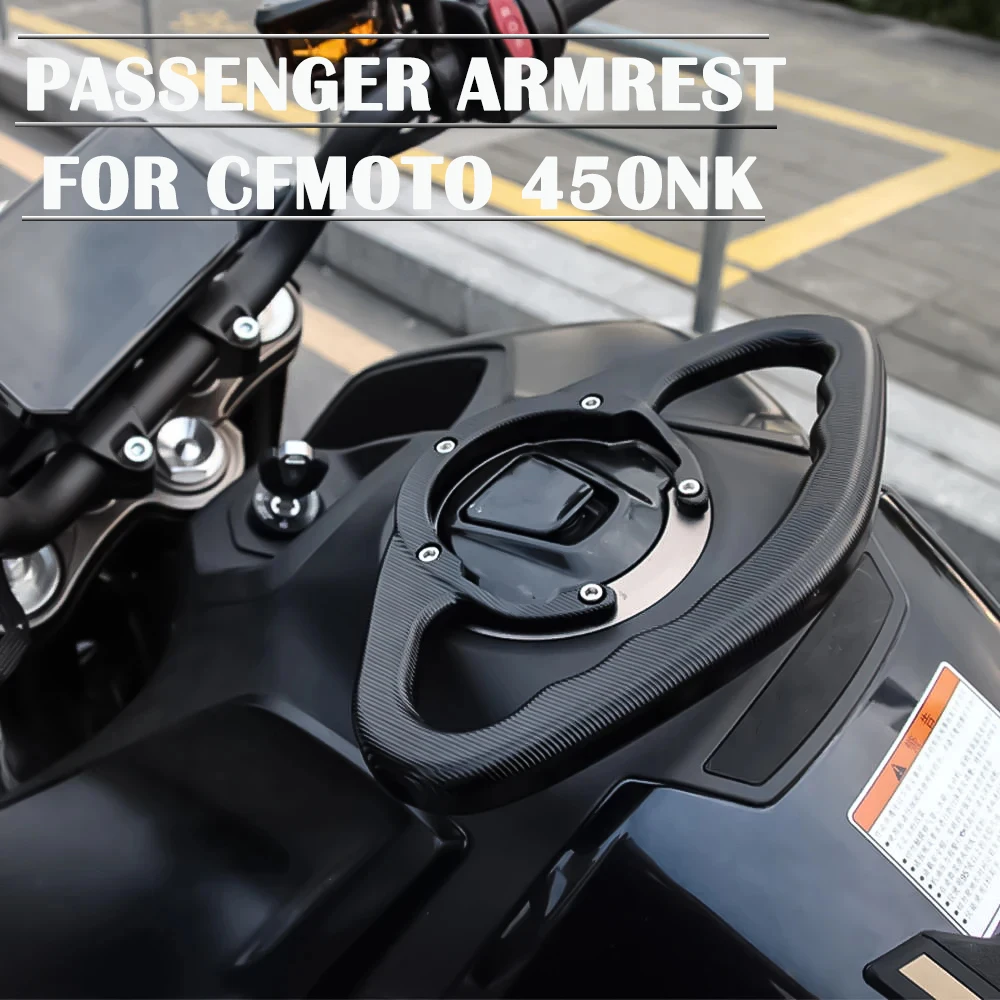 

Motorcycle CF450NK Modified Fuel Tank Armrest Passenger Armrest Fuel Tank Handle Holder Rear Seat Armrest For CFMOTO 450NK