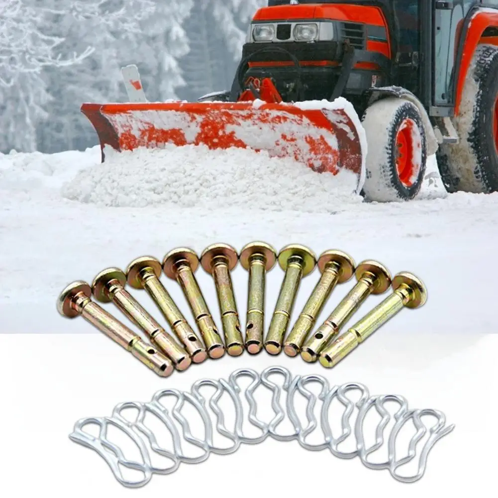 Shear Pin Kit High Density Metal for Snow Blower 20Pcs Anti-bending Pins Kit Fits SnowBlowers Replaces for Snow Blower