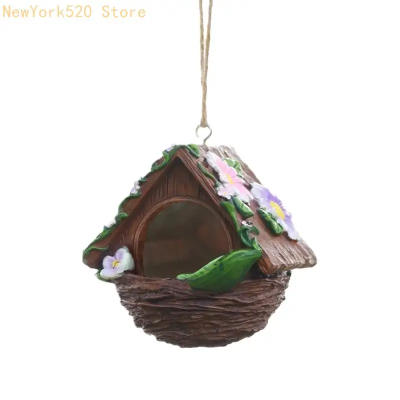 

Bird Nest House Shelter Hummingbird Outdoor Nest for Small Size Bird N84C
