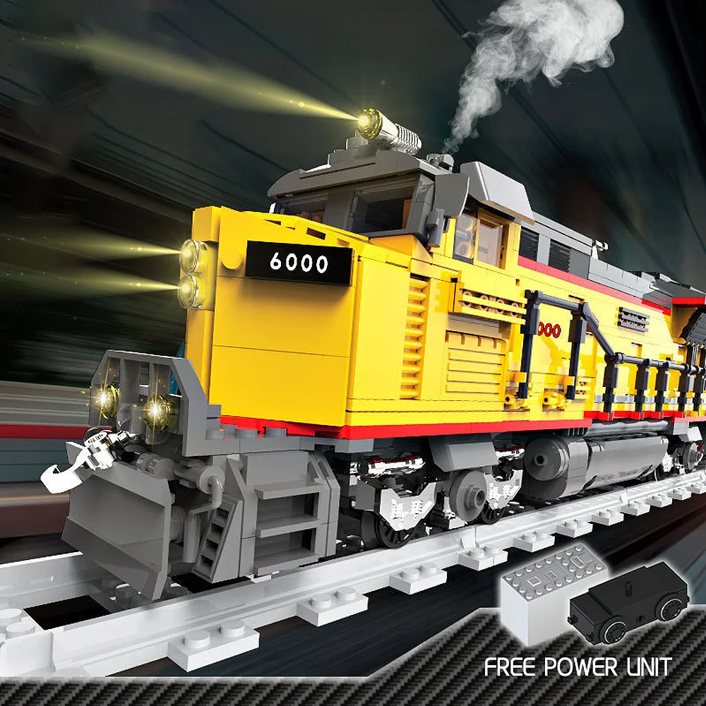 Technic 1162 elementy Zestaw Klocków Vintage Pociąg Model z Ruchomymi Elementami, Wytrzymałe Klocki Konstrukcyjne z ABS Prezent Urodzinowy Dla Przyjaciół