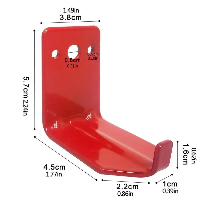 Fire Extinguisher Bracket 4X Fire Extinguisher Hangers Metal Fire Extinguisher Holders With Screws For 5 To 40 Lb Extinguishers - view 6