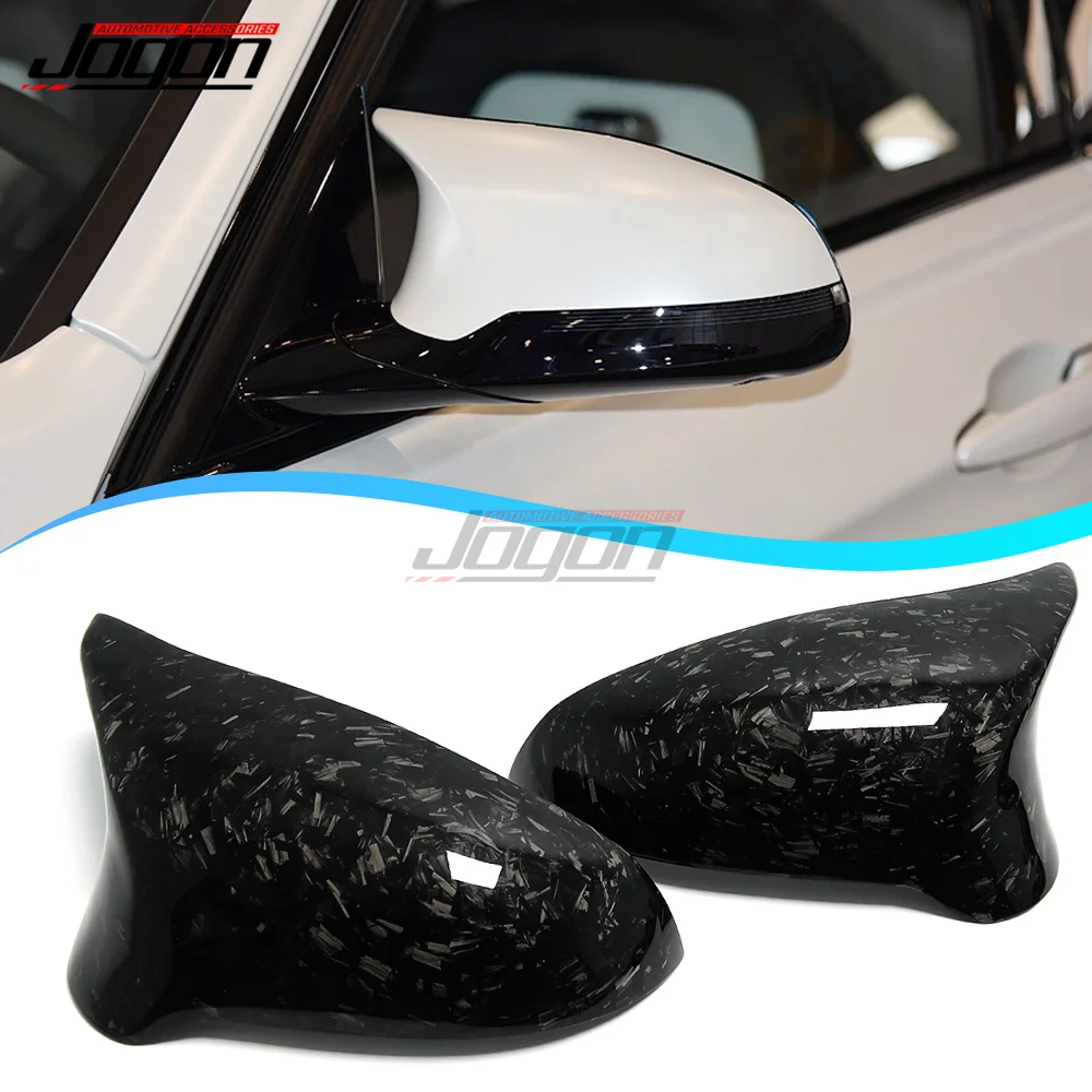 

Forged Carbon Fiber Mirror Cover For BMW F80 M3 F82 F83 M4 2014-2019 CF Rearview Side Mirror Cap Car Exterior Outside Shell