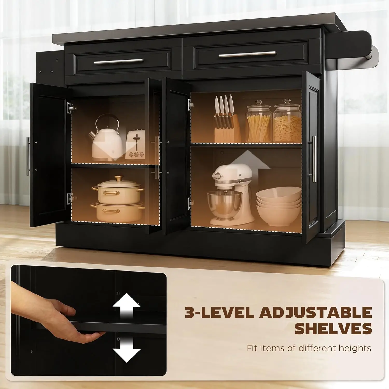 Thumbnail 4 - #16 Top 20 Rolling Kitchen Islands Worth Buying In 2026