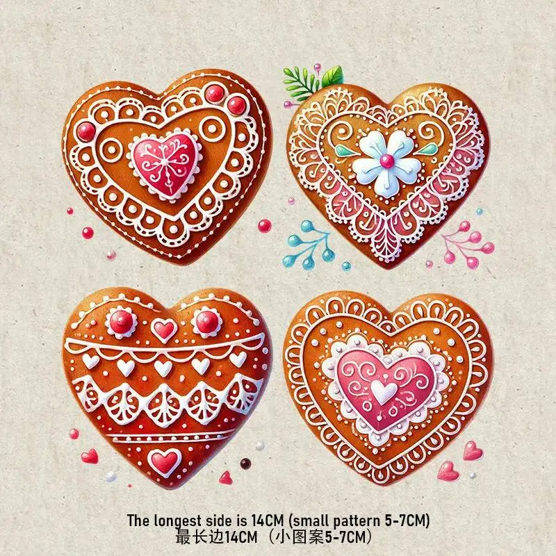 Cartoon Love Zipper Animal Iron Transfer Sticker Diy A-Level Washable Heat Press Printed Accessories children Clothing Patch
