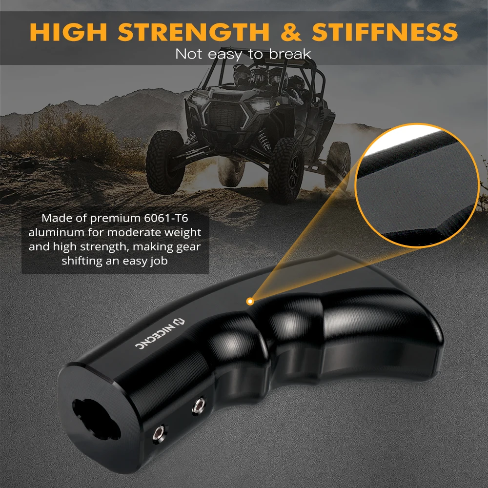 NICECNC Schaltknauf für Polaris SPORTSMAN ACE 2015 UTV, für Polaris RZR XP 1000 900 4 TURBO ACE 570 EFI EPS Zubehör – Detail 2