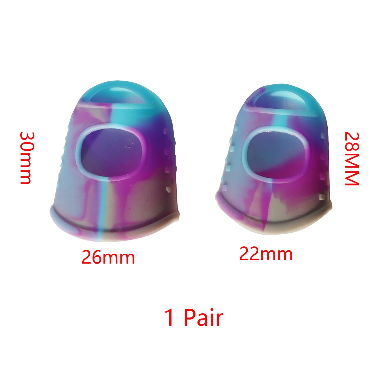 10/20 Pair Guitar Silicone Finger Cots,Wax Smoking Finger Cots,Heat Resistant, Scratch Proof, for Guitar And Manual Handling - view 6