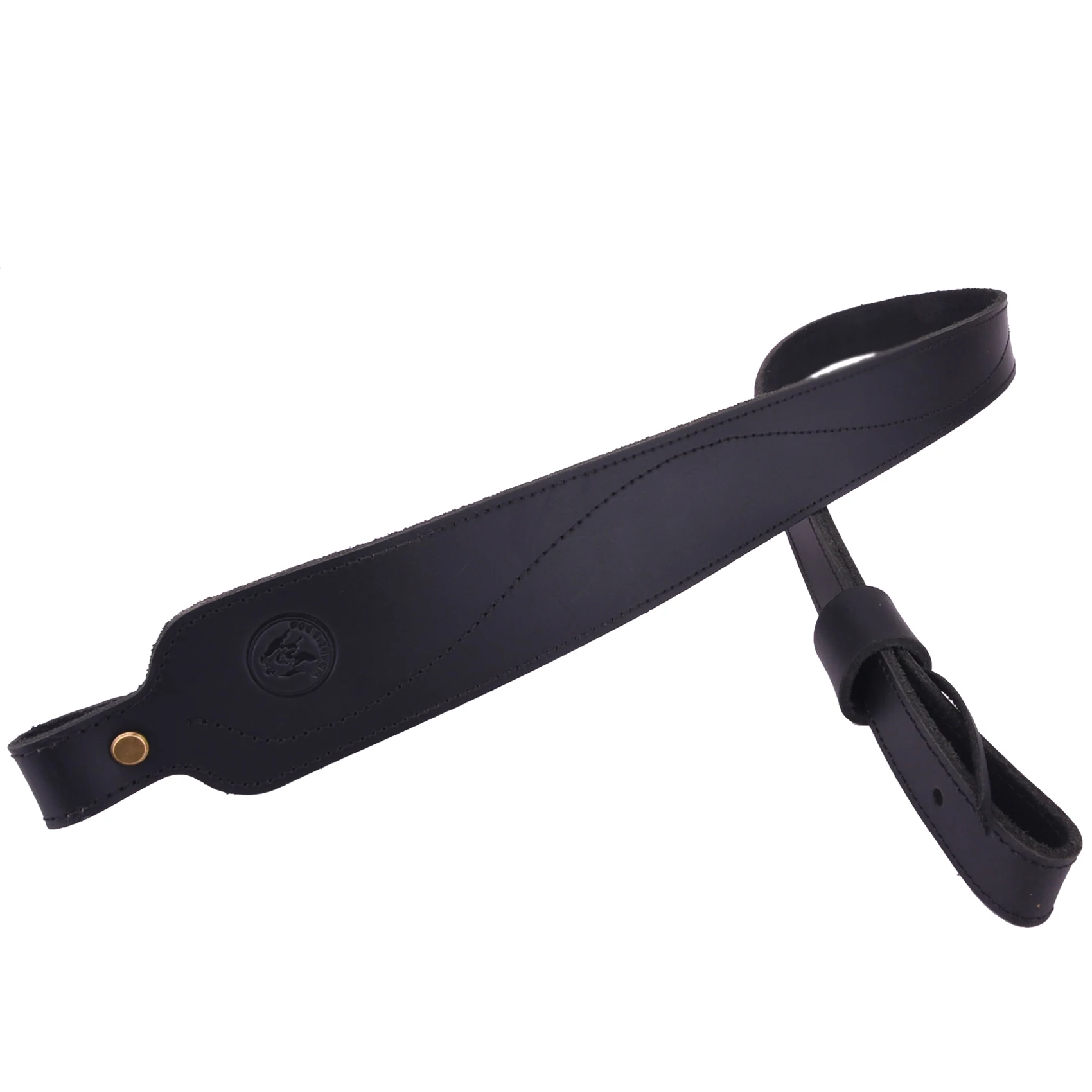 Accesorios de pistola de caza, cabestrillo de Rifle de cuero, hombro ajustable, relleno, escopeta, tiro, correa táctica