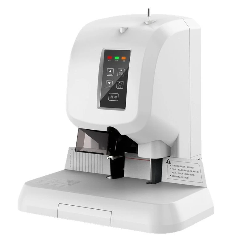 Intelligent binding 50MM thickness 6mm punching diameter financial nailing machine