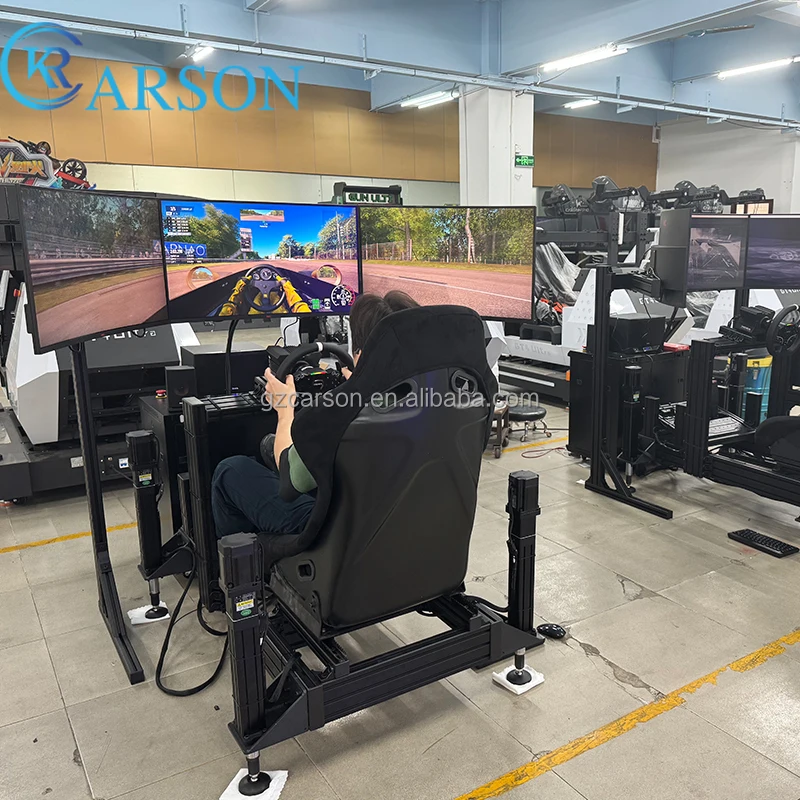 

Complete Set Simulation Game Racing Cockpit Rig 4080 Universal Version 200 Kgs Loading Capacity Anum Profile Sim Racing