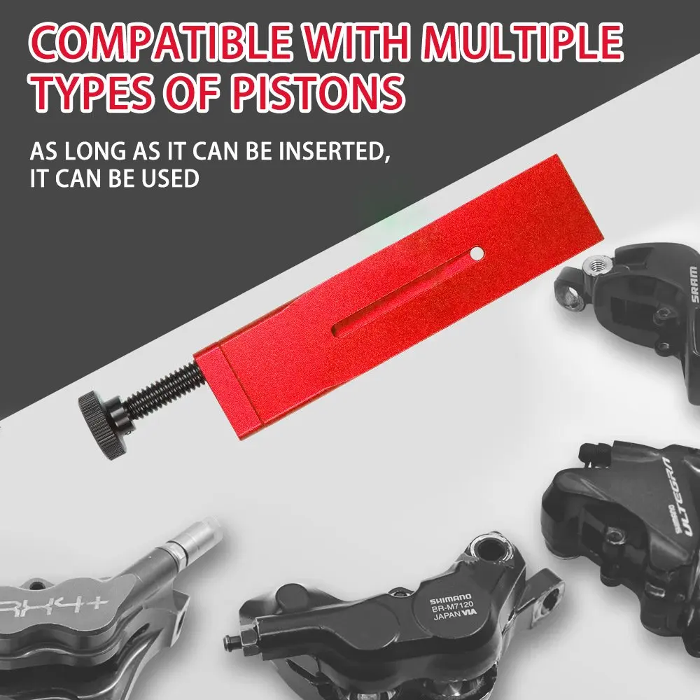 

Bicycle Caliper Piston Resetting Tool Bike Caliper Piston Press Tool for 2-Piston 4-Piston SHIMANO/SRAM Brake Caliper Accessory