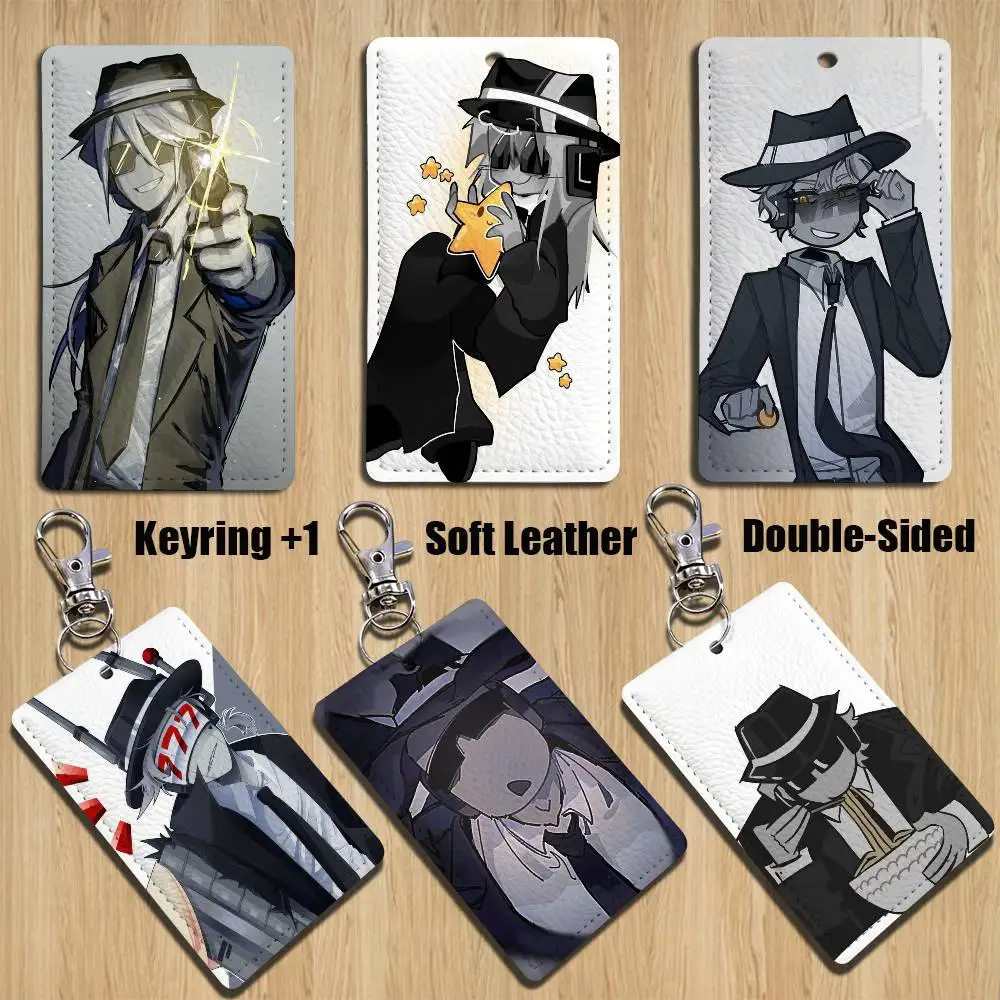 

hot game F-Forsaken C-Chance Keychain Holder Suitable For Subway Bank Card Bus Card Case Badge Holder Wallet Textured pattern