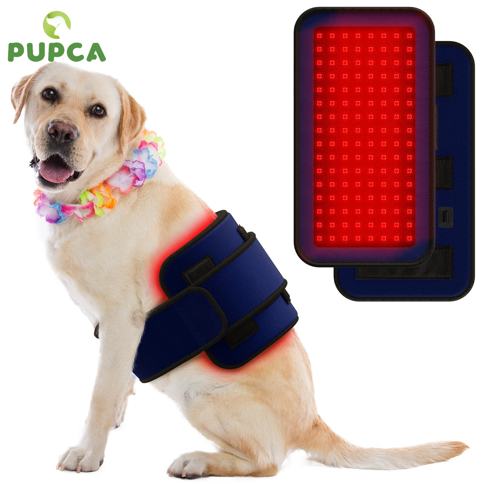 PUPCA Cold Laser Therapy Device for Dogs Infrared Light Therapy for Pets Red Light Therapy Belt for Joint and Muscle Pain Relief