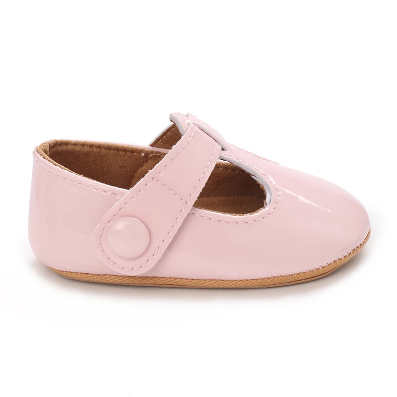 5-Farben neue 0-18mmonate rretr Mary Jane Frühling Babys chuhe Pu Neugeborene Mädchen Schuhe erste Wanderer Prinzessin Bowknot Baby Prewalke – Detail 22