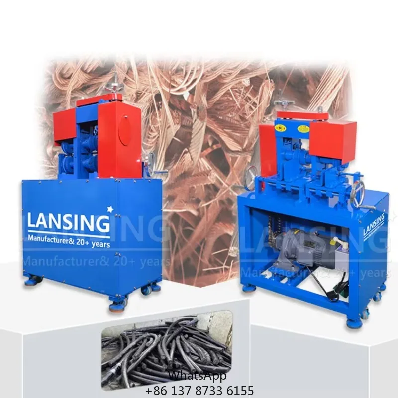 Diameter 5mm-120mm Multifunctional Copper Wire Stripping Machine For Waste Wires Cables Automatic Copper Wire Stripper Machine