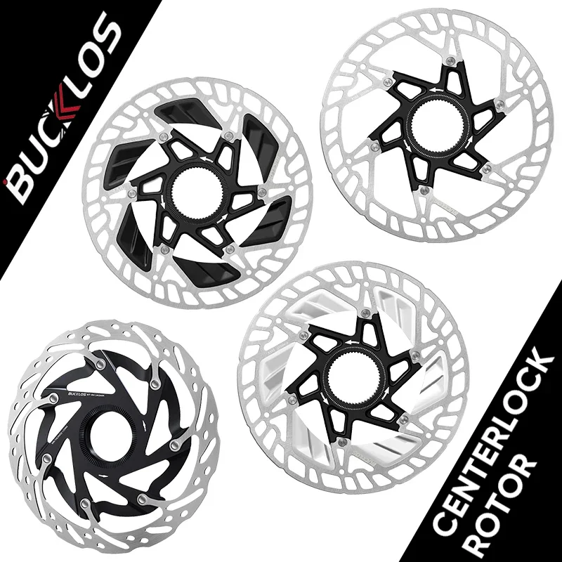 

BUCKLOS Bike Brake Discs 160mm Centerlock Disc Rotor MTB Road Bike Brake Rotor 160 Mm Bicycle Hydraulic Disk Rotors Center Lock