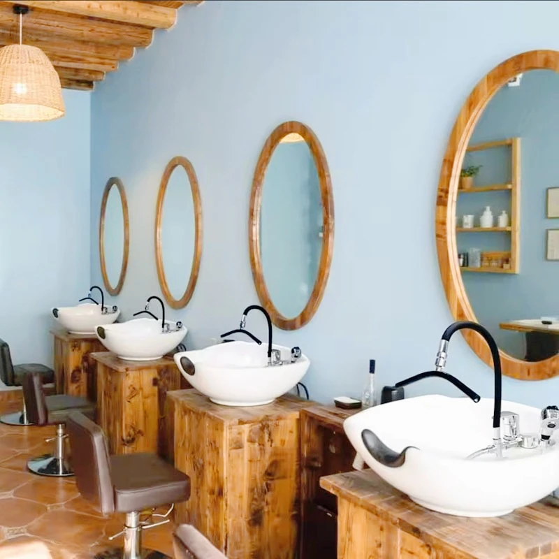 

Luxury Japanese Head Spa Water Circulation Bending Shower for Barber Shop Hair Beauty Salon Modern Ceramic for Dining Bed