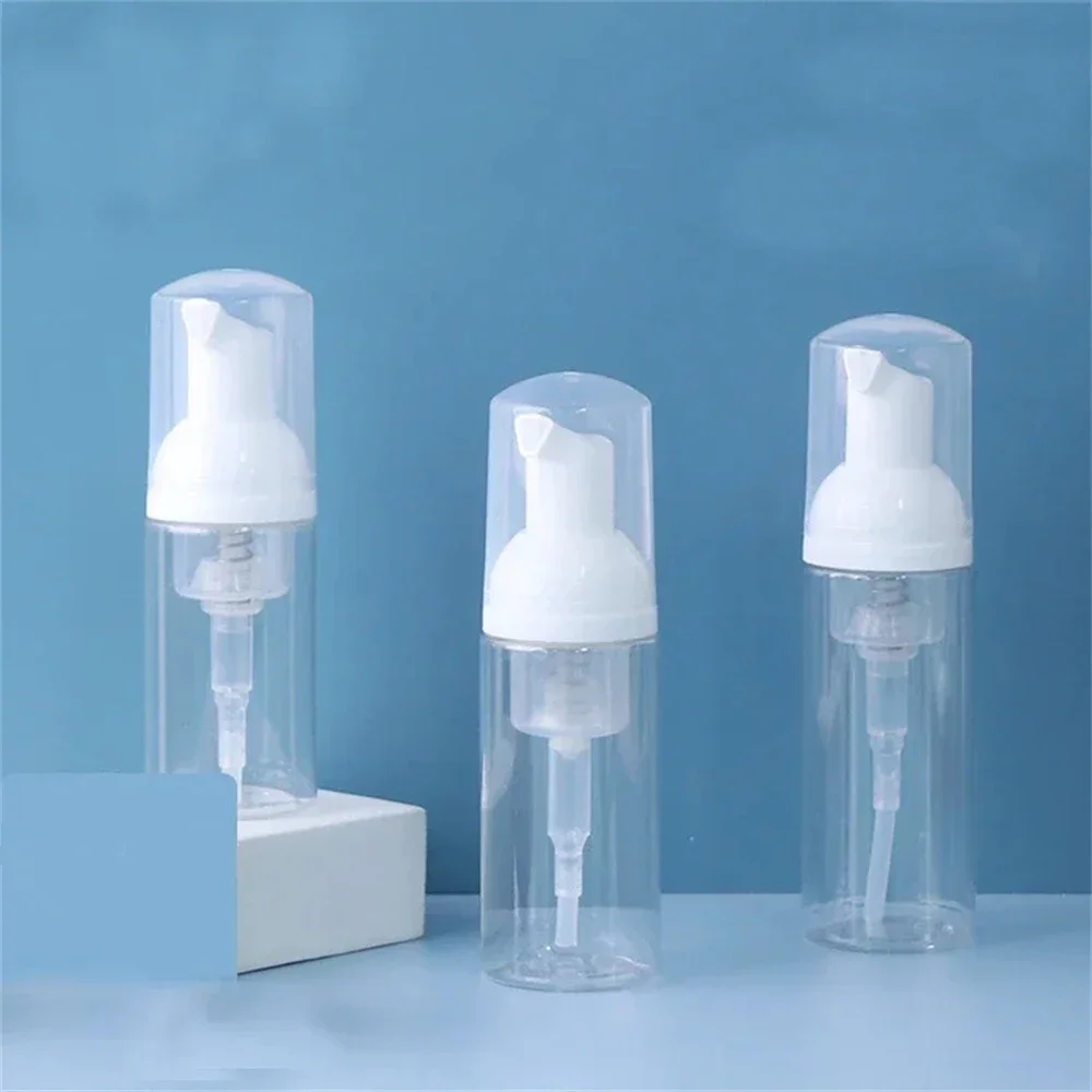 12pcs 30/60ml Portable Foam Bottle Empty Pump Clear Bottle Lotion Shampoo Dispenser Hot Koop Refillable Bottles pump foam bottle