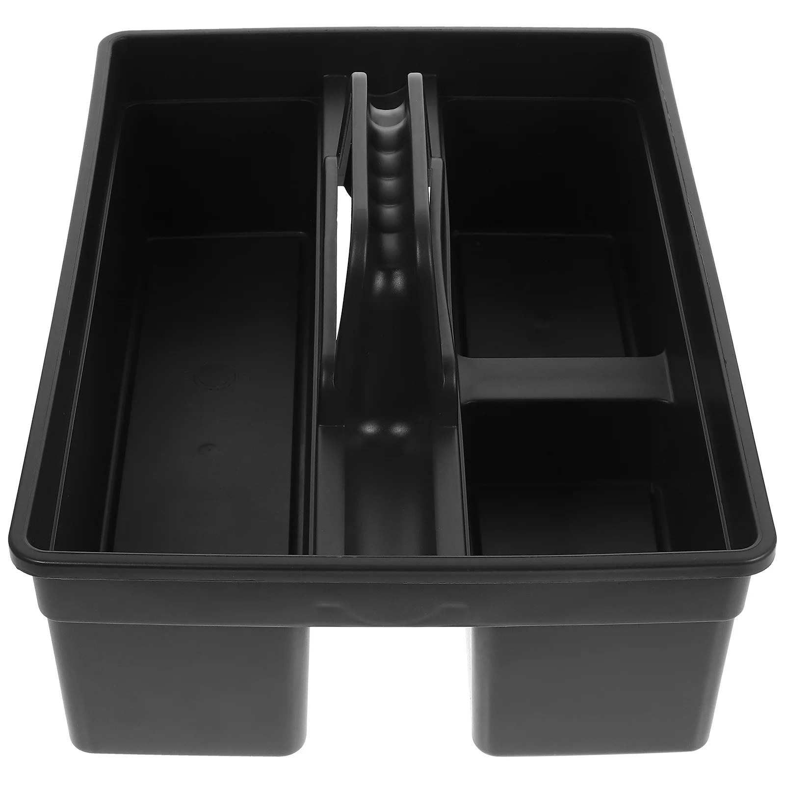 

Tool Basket Large Capacity Dual Sides Storage Tray Portable Plastic Organizer For Car Cleaning Tools Pp Material Dark Grey