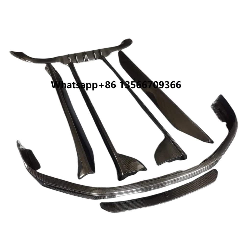 

High Quality Carbon Fiber Front Lip Rear Diffuser Side Skirt Body Kit for Porsche 911 992 Upgraded Techart Style Body Kit