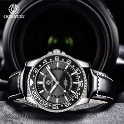 Ochstin New 2024 Leisure Fashion Navigator Series Multi functional Quartz Movement Waterproof Watch Men's Quartz Watch