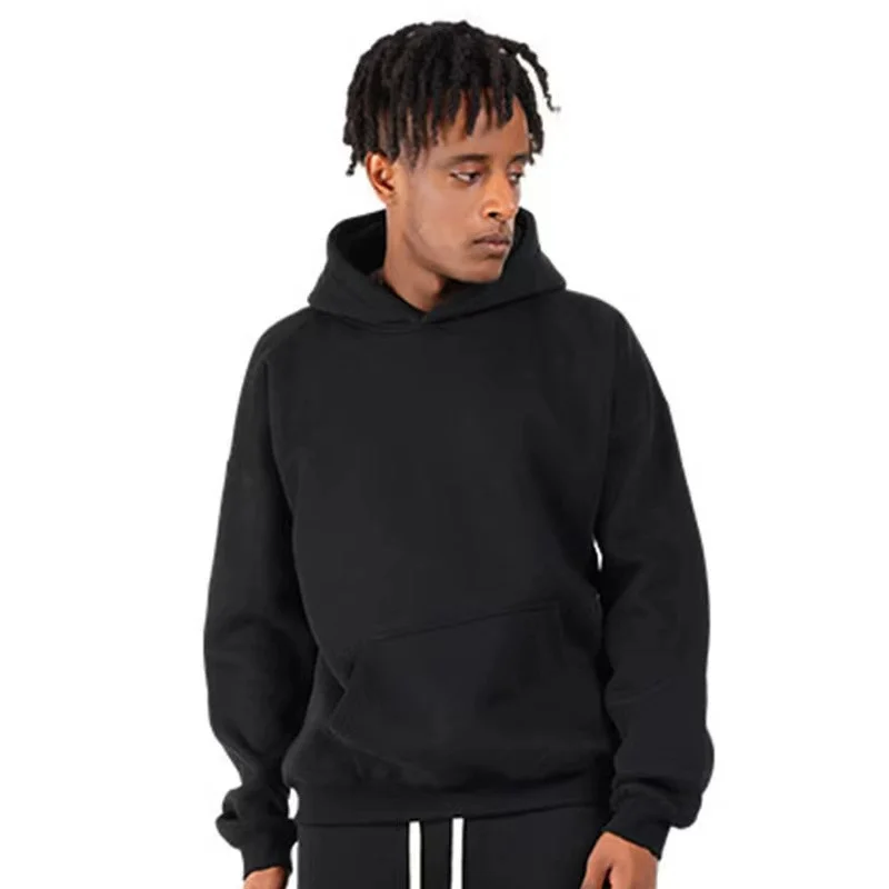 2026 Neuer Herbst-Winter Kabelloser Kapuzenpullover für Herren Langarm Lässiger Vielseitiger Pullover Street-Sweatshirt Modischer Hoodie Herren-Sweatshirt