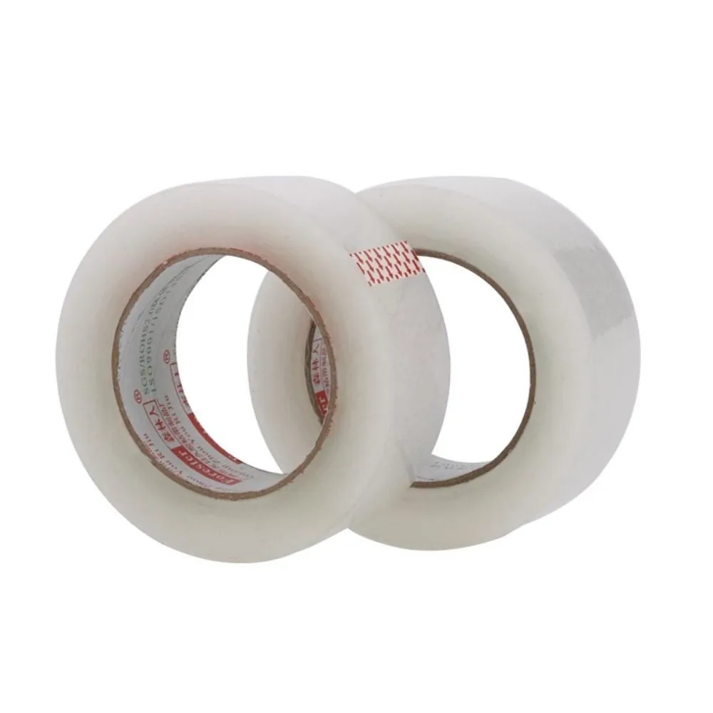 100/150m High Viscosity Clear Adhesive Tape Strong Adhesion Tear-Resistant Transparent Packaging Tape Clear Packing Tape