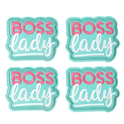 5pcs Lady Boss Iron Patch Embroidery Applique Women Clothing Shoes Hats Stickers Patches for Decoration Sewing Craft Accessories