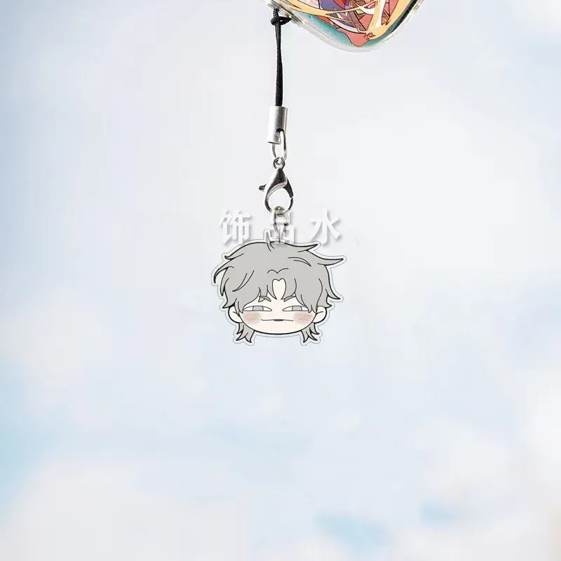 Low Tide in Twilight Mobile Phone Yeo TaeJu Kim EuiHyun Funny Face Acrylic Pendant Kawaii Straps Hanging Cute Rope Friend Gift