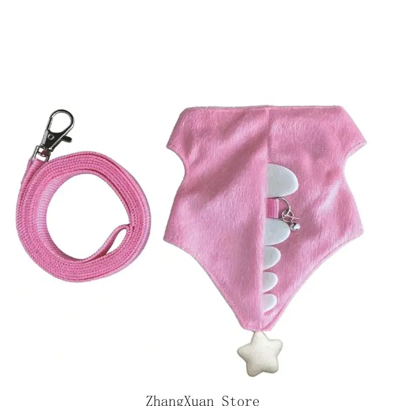 Outdoor-Westengeschirr für Kleintiere mit eng anliegender Umhüllung und Führungsleine 3XUF – Detail 7