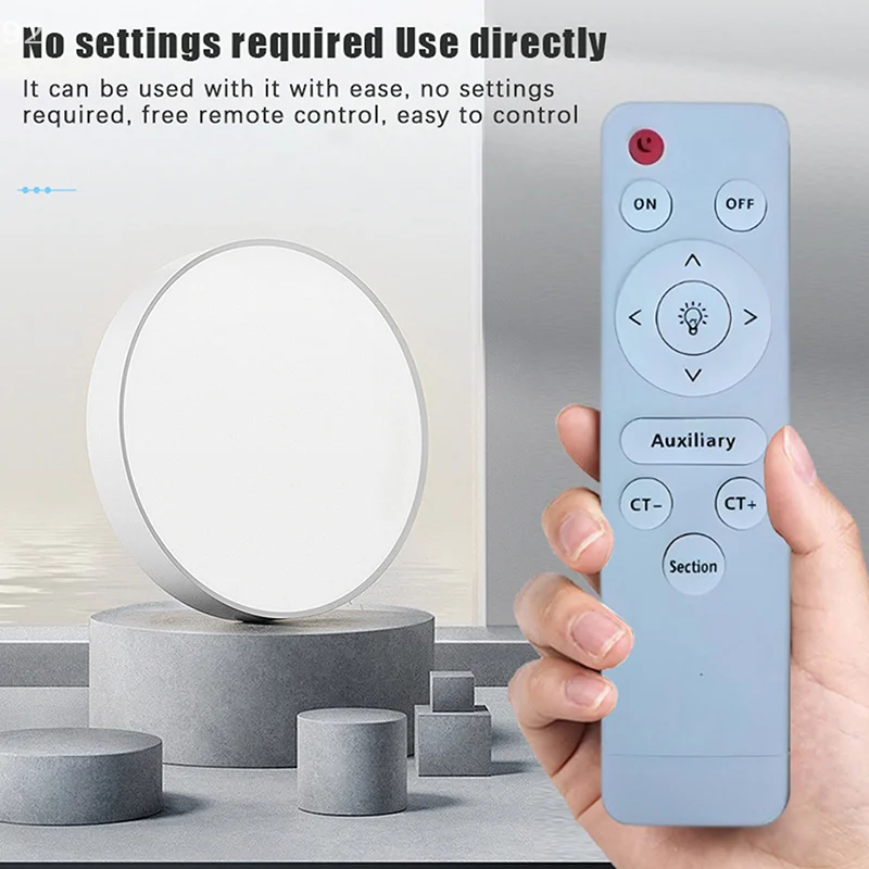Infrared Remote Control Stepless Dimmer LED Fan Lamp Living Ceiling Room For Light Ceiling Light Floodlight Remote Control