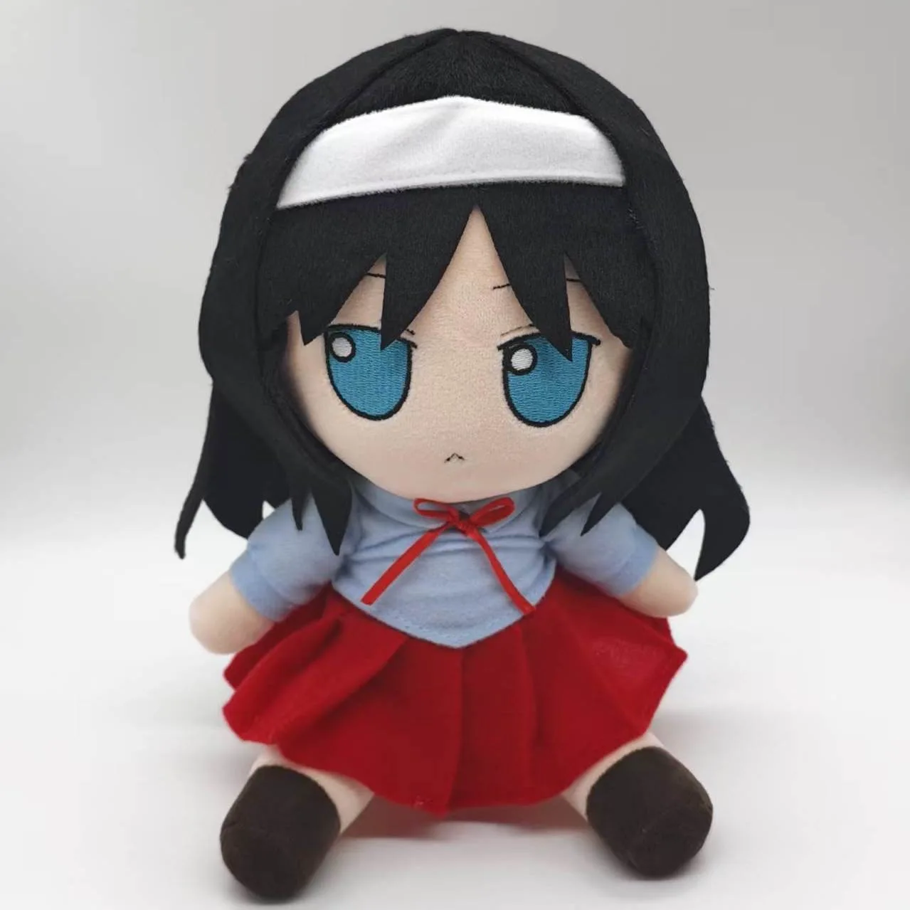 20cm Tohno Akiha Plush Toy Cute Soft Stuffed Fumo Cosplay Pillow Dolls For Kid Birthday Christmas Gift