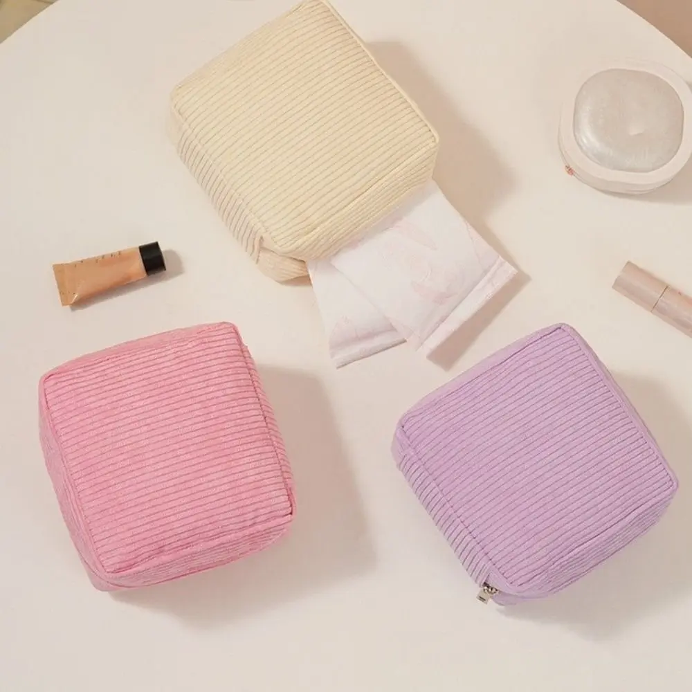 New Large Capacity Sanitary Pads Bag Cosmetics Lipstick Multipurpose Coin Purse Storage Bag Cosmetic Bag Travel