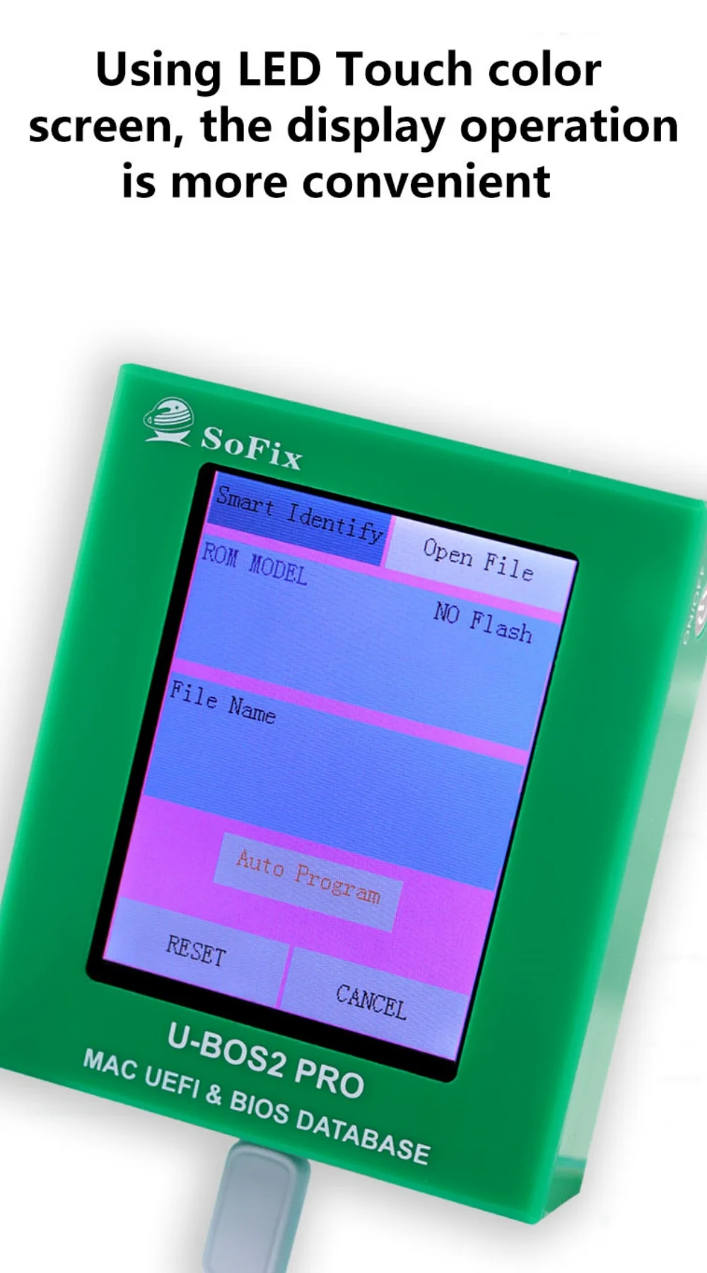 مبرمج SoFix U-BOS2 Pro ROM لمساعد البيانات UEFI BIOS لأجهزة Macbook 2008-2024 iMac Database أداة إصلاح احتياطية للقراءة والكتابة #6