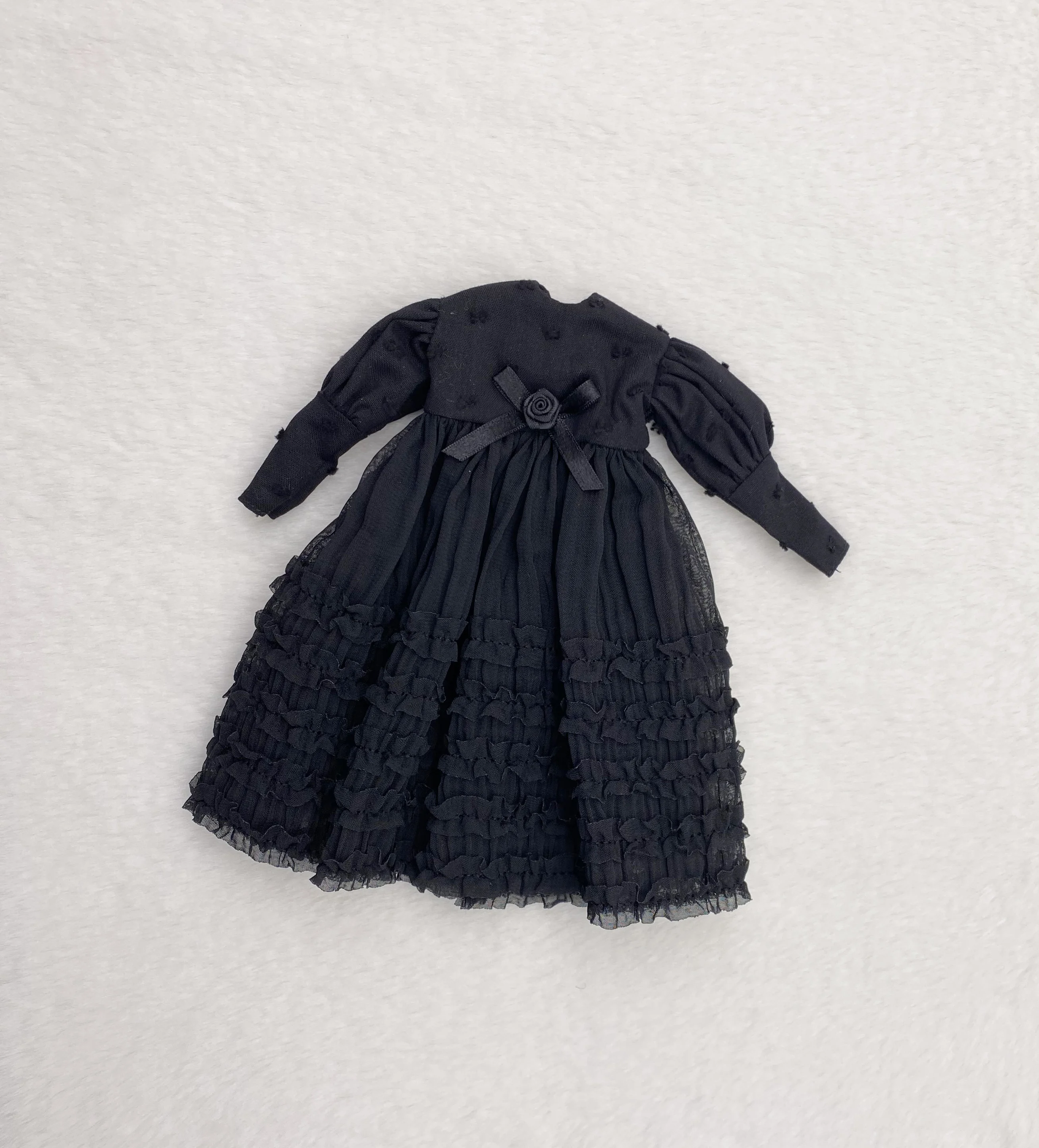 

NEW Dula Doll Clothes Dress Charming Black vintage rose cake dress Blythe ob24 ob22 Azone Licca ICY JerryB 1/6 Doll Accessories