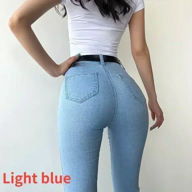 Woman Sexy Open Crotch Jeans Fashion Skin Crotchless Pants Hide Zipper Couple Outdoor Sex Costume Dance Erotic Adult Outfit New