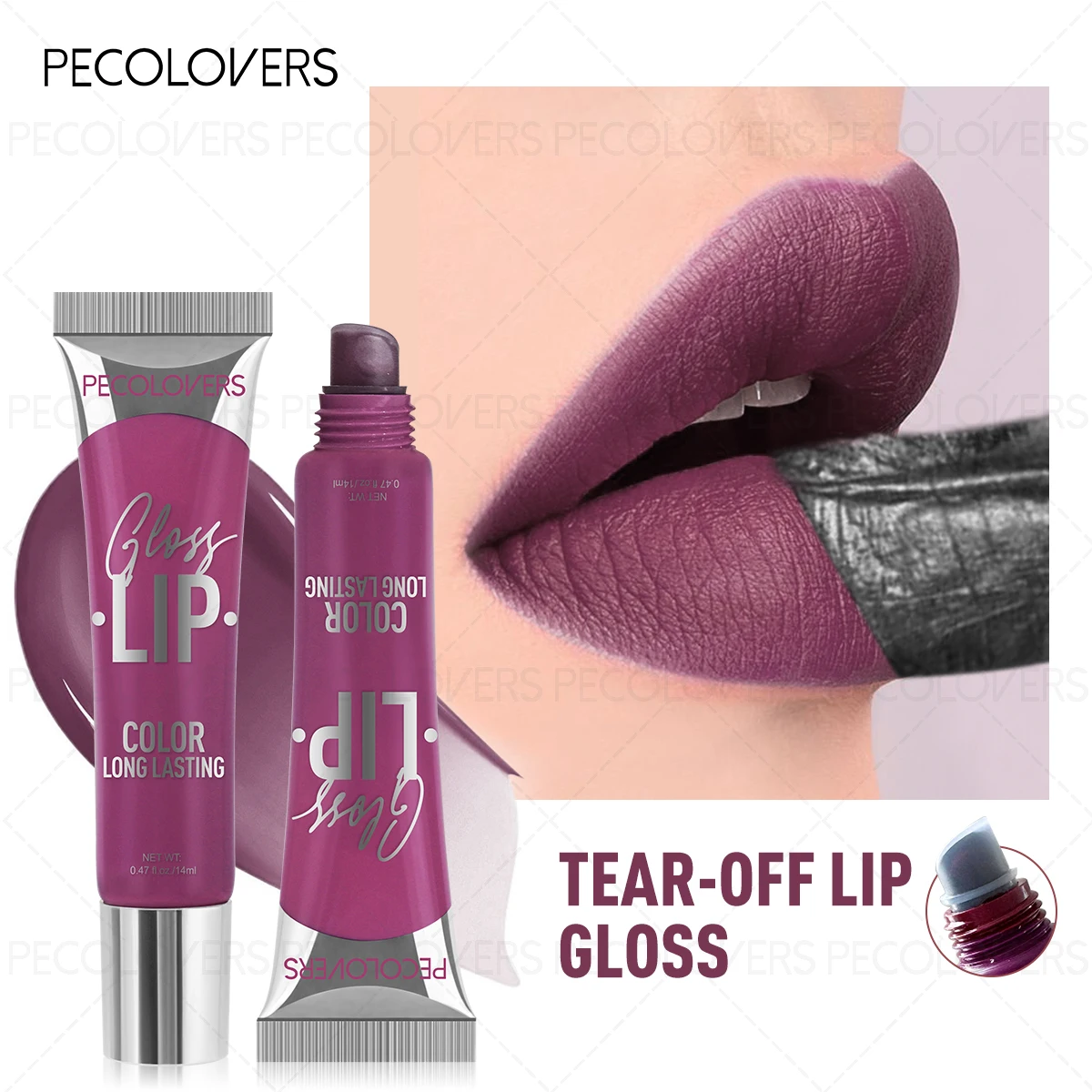 Tattoo Gloss Lipstick,Matte Finish，Long Lasting，Waterproof,Lip Gloss，Perfect Gift for Women