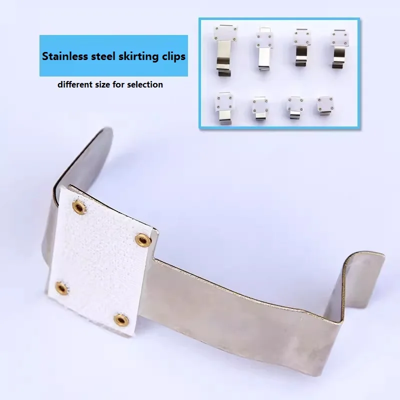 

T clip table skirt clip stainless steel table clip withandfixed sticker conference table clips