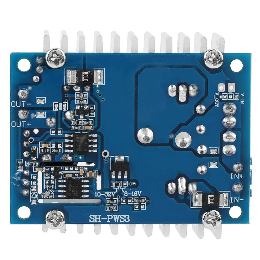 DC10-32V to DC12-60V DC to DC Power Converter Output 8A Max Current Adjustable Boost Module Max 150W Step Up Voltage Converter