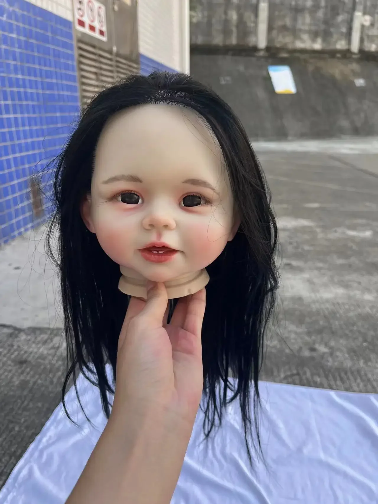 DLS personalizado suministro limitado 28 pulgadas Reborn Baby Doll Bonnie con pelo enraizado a mano Kit pintado DIY parte fotos reales