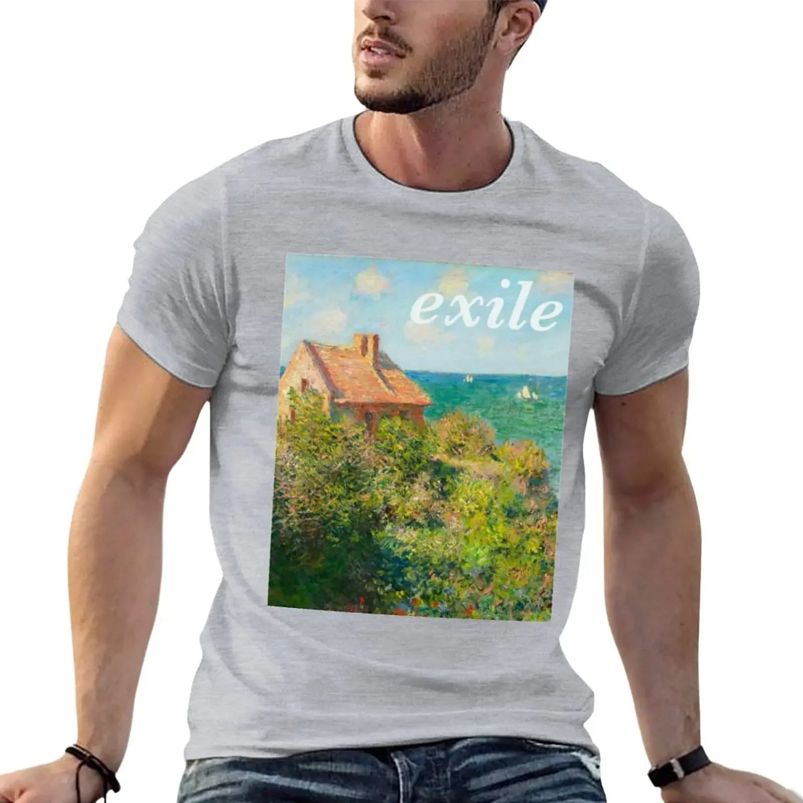 Exile Tayor Swift Monet T-Shirt anime summer top shirts graphic tees Men's cotton t-shirt