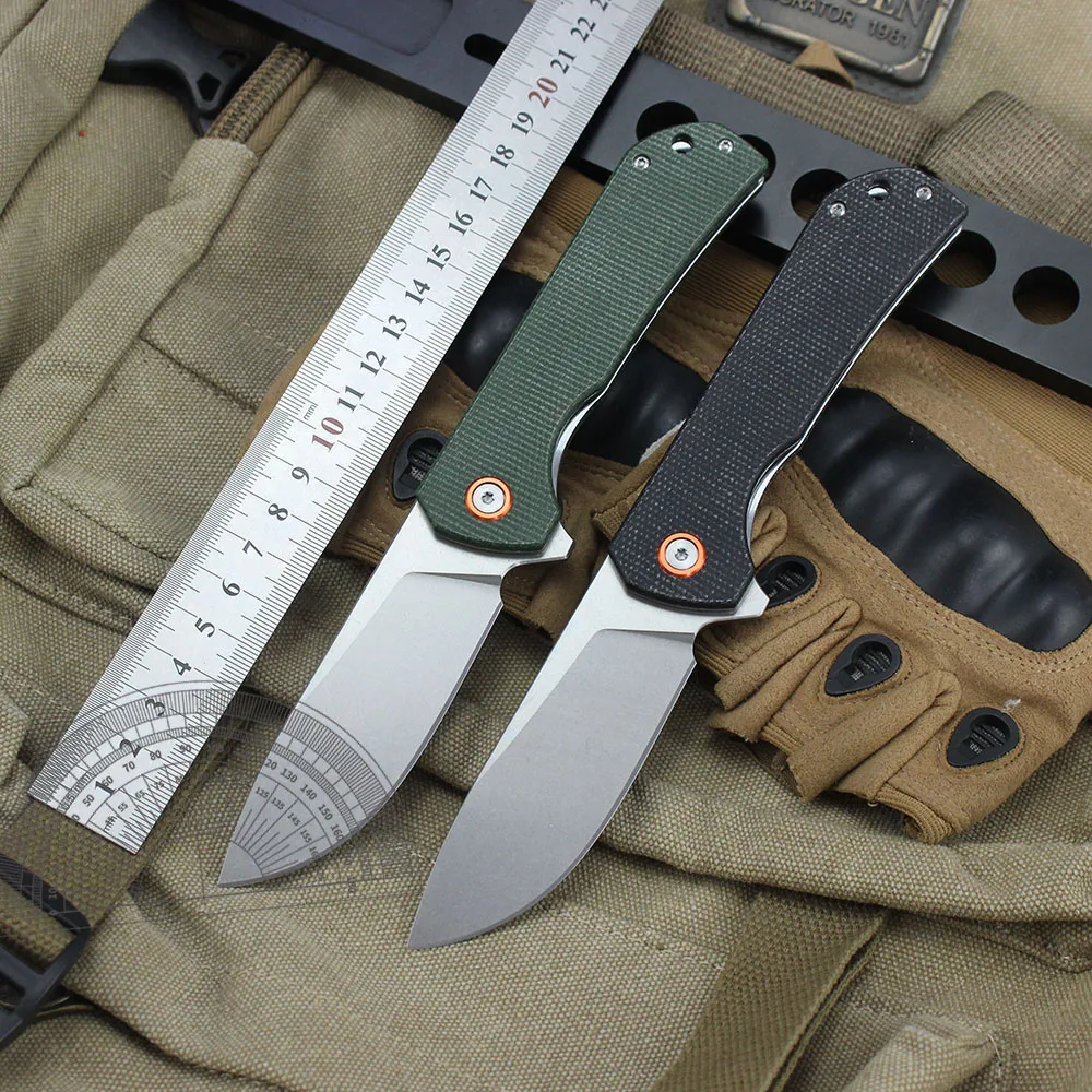 

GT0058 Portable Folding Knife Micarta Handle 60HRC Original Pocket Knives Outdoor Survival Camping EDC Tool Knife Men Gift