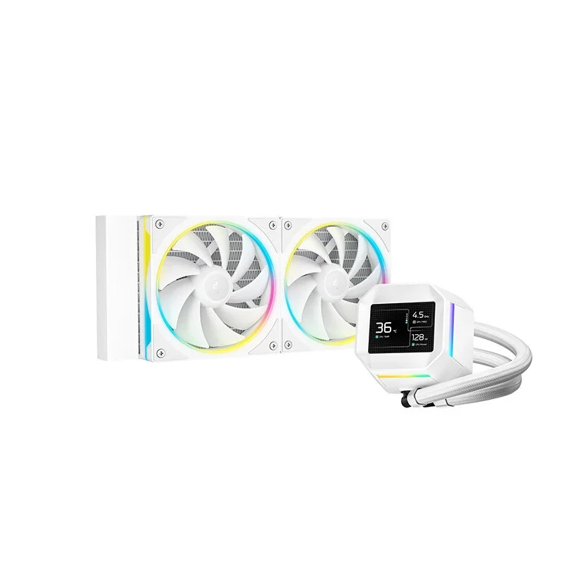

DEEPCOOL LM240 Water-Cooled Radiator PWM Speed Control Water Pump with ARGB Fan for Computer Case