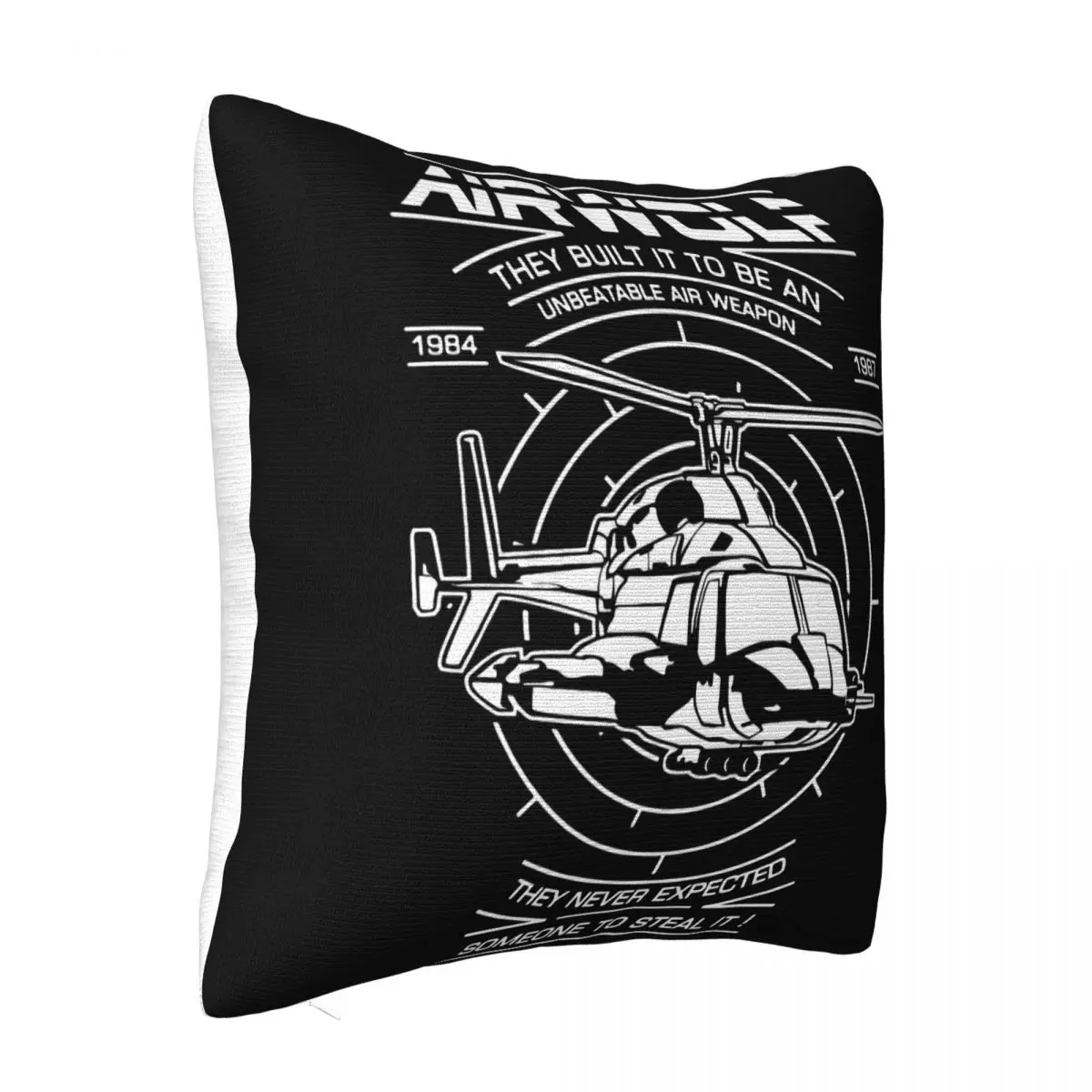 Airwolf Supercopter Mens Swea Cool Women Men Pride Kawaii Anime Rap Humour Novelty Wholesale Pillow Case