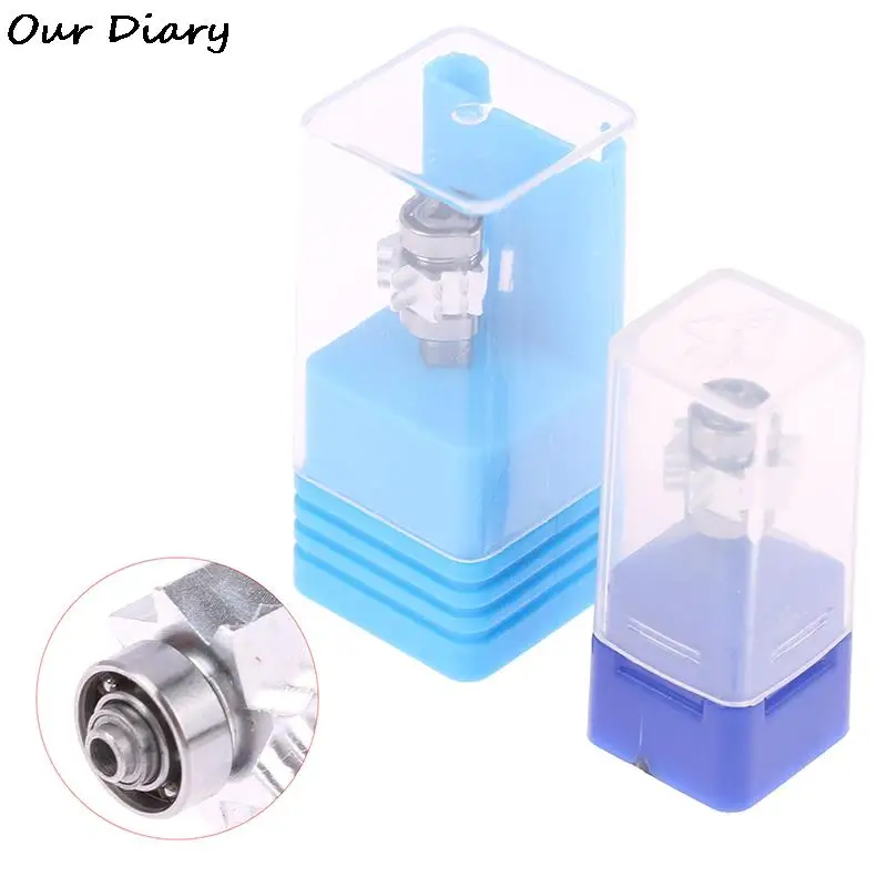 New 1pc Dental Turbine Cartridge Rotor NSK High Speed Standard Handpiece Push Button Torque Bearing Rotor Stainless Steel