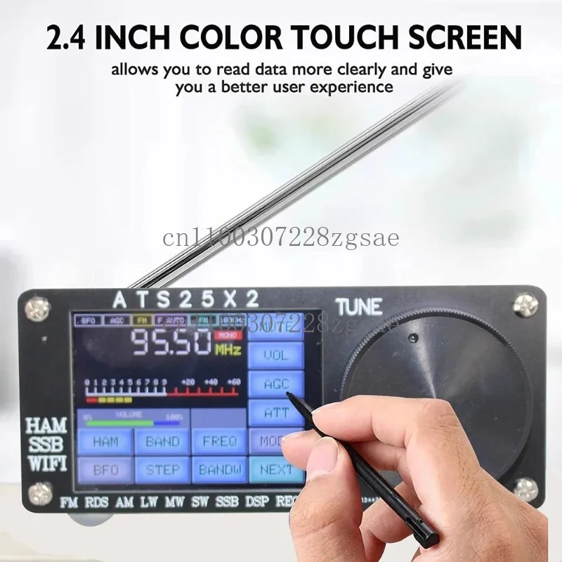 

Full Band Radio Receiver ATS25X2 Touch Screen Si4732