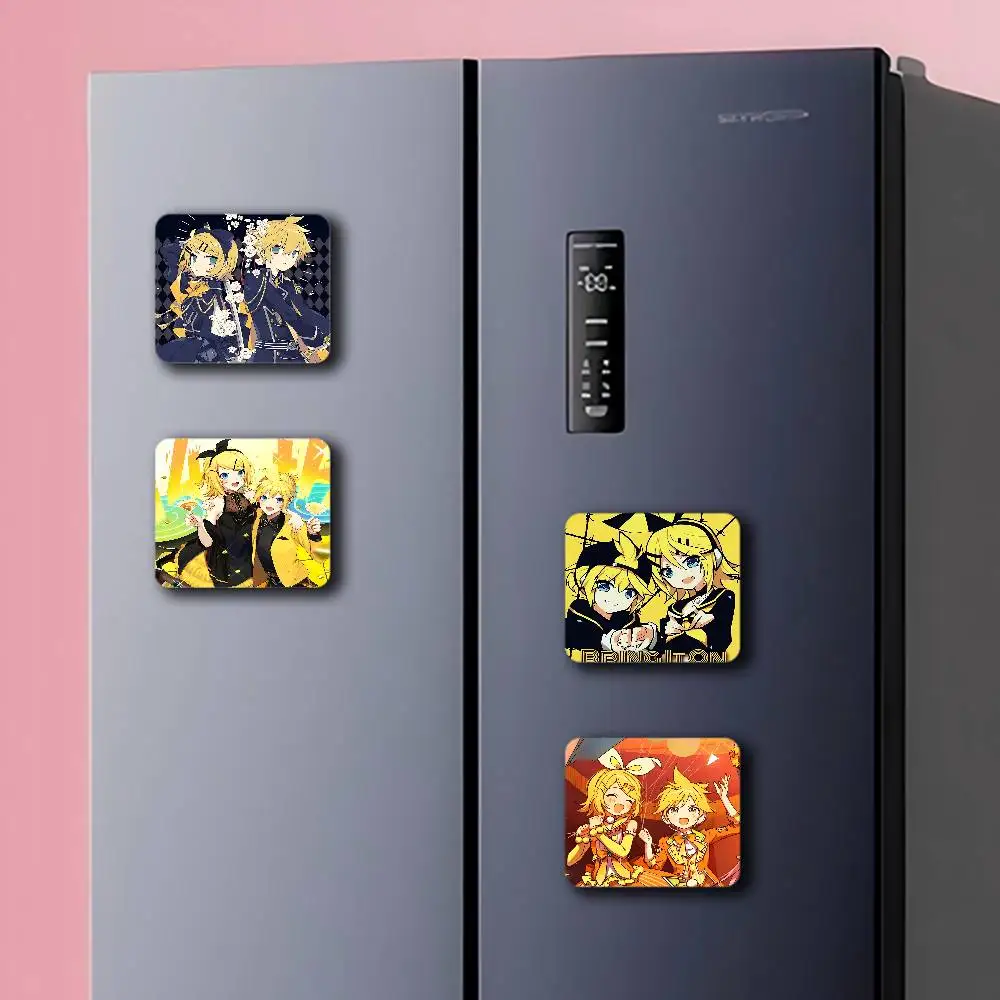 Кагаминес аниме Рин Ленс фоторамка фото магниты на холодильник магнитные наклейки на холодильник семья друзья дети подарки для домашних животных