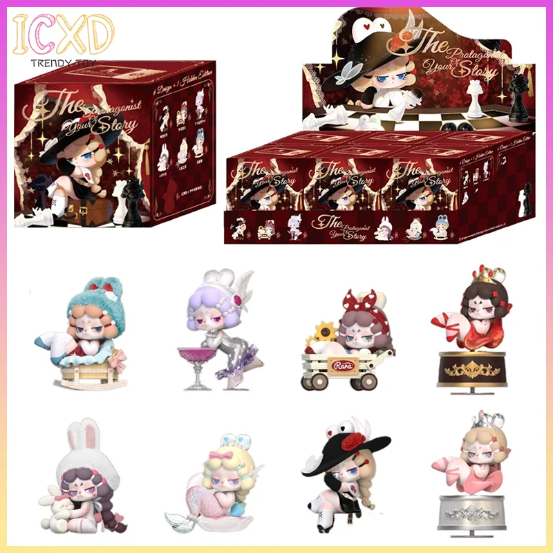 

Новая оригинальная серия Dodo Rara V2, главный герой своей истории, слепая коробка, крутая девушка, Dodo Rara, украшение для рабочего стола, загадочная коробка, подарки